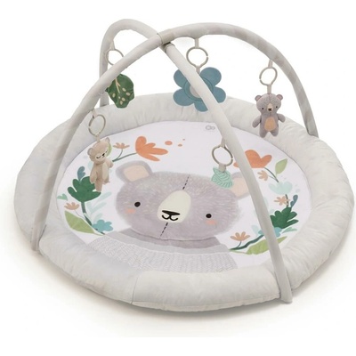 KINDERKRAFT Deka hracia s hrazdičkou Cozyplay Light Grey
