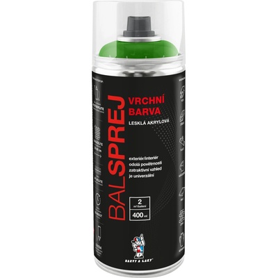 Primalex univerzálna farba v spreji 400ml RAL 6018 Zelenožltá