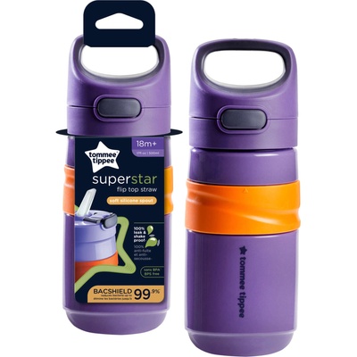Tommee Tippee Чаша за пиене Tommee Tippee Fliptop - лилаво (TTP447865)