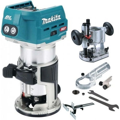 MAKITA Aku kombinovaná frézka s příslušenstvím Li-ion XGT 40V, bez aku RT001GZ17