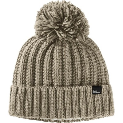 Jack Wolfskin Highloft Knit dámska zimná čiapka béžová