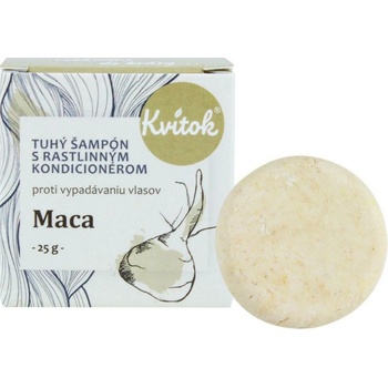 Kvítok tuhý šampon proti vypadávání vlasů Maca 25 g