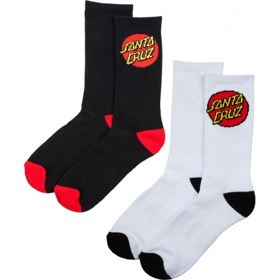 Santa Cruz ponožky Classic Dot Sock 2 Pk Assorted