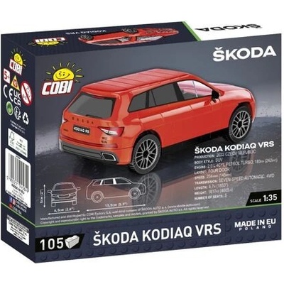 COBI 24584 1:35 Automobil Škoda Kodiaq VRS