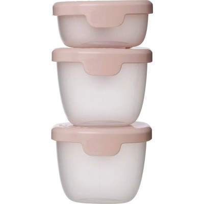 B.Box Sada krabiček Snack tubs 3 ks růžové