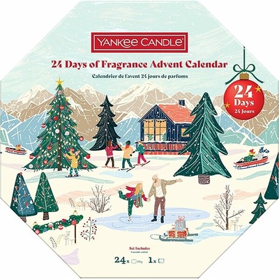 Yankee Candle Adventní kalendář čajových svíček Věnec