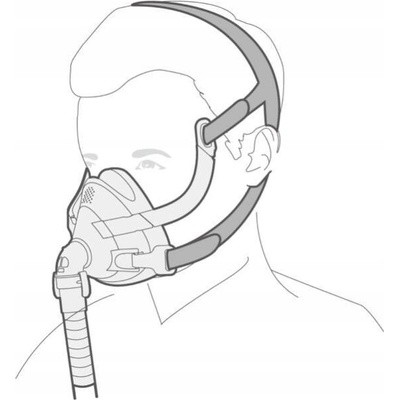 Yuwell - YF-02 CPAP, veľkosť M. Možnosť preplatenia cez zdravotnú poisťovňu (NFZ).