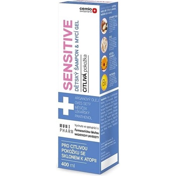 Cemio Sensitive detský šampón a umývacia pena 400 ml