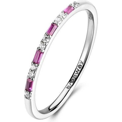 Brosway FANCY PASSION RUBY s růžovými a čirými zirkony BRO FPR144B
