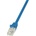 LogiLink Пач кабел Econline, Cat. 6, U/UTP, син, 1, 5 м (CP2046U)