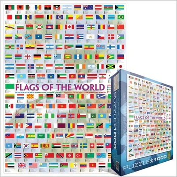 Image 1 of EUROGRAPHICS - Puzzle State flags - 1 000 piese