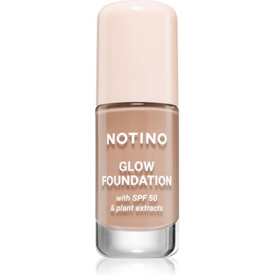 Notino Foundation Glow foundation with SPF 50 & plant extracts озаряващ фон дьо тен SPF 50 01 Medium Deep Cool 30ml