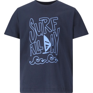ZIG ZAG Детска тениска ZIG ZAG Kid's Beachtime S/S T-Shirt - Navy - размер 110 (EU) (704-5899-0212)