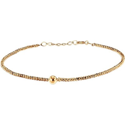 SAVICKI Náramok s príveskom žlté zlato 19 cm - B-B-B1206-00185-585-Z