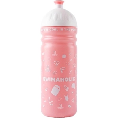 Swimaholic water bottle swimming world розов/бял
