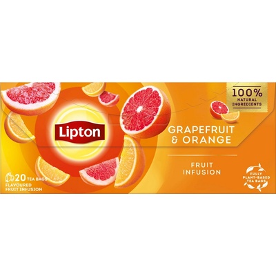 Lipton čaj Grapefruit Orange 20 x 1,7 g