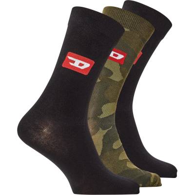 Diesel Чорапи Diesel Men's Trainer Ankle Socks - Camouflge Blk