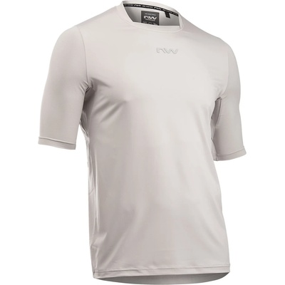 Northwave Мъжка фланелка с къс ръкав за колоездене Northwave Bomb Jersey Short Sleeve Cycling jersey - Light Grey (056-3724-0214)