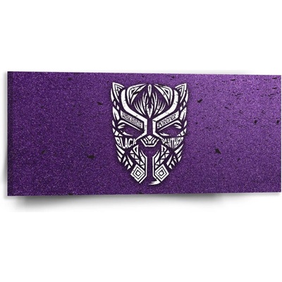 Sablio Obraz BLACK PANTHER wakanda forever Biely - 110x50 cm