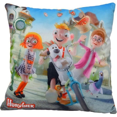 Moravská ústředna vankúš Hurvínek Ulica 30x30