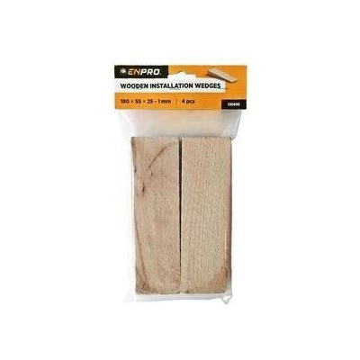 Enpro Klínky podlahové dřevěné 180 x 55 x 25 - 1 mm 4 ks