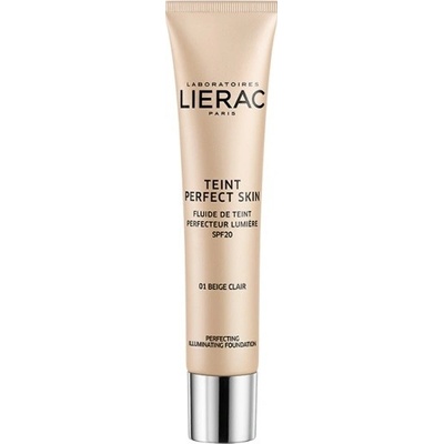 LIERAC Teint Perfect Skin SPF20 ľahký rozjasňujúci podkladový krém na tvár 01 Beige Clair 30 ml