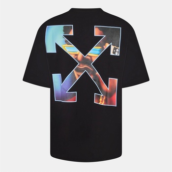 Off White Тениска Off White Men's Barber Skate T-Shirt - Black-Serenity