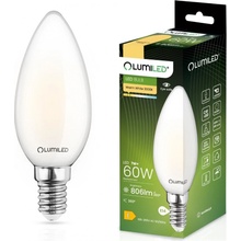 Lumiled LED žárovka LED E14 B35 7W = 60W 806lm 3000K Teplá bílá 360° Filament