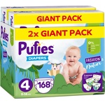 pufies Бебешки пелени Pufies Sensitive - Размер 4, 168 броя, 9-14 kg, Giant Pack (54000215) - baby