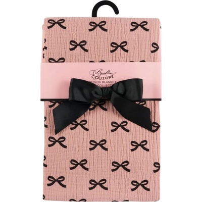 Bjällra of Sweden Mušelínová plenka a přikrývka Bow Collection