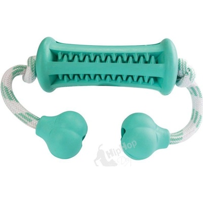 Hip Hop Dog Dentální péče mátový Curler s lanem 34 cm