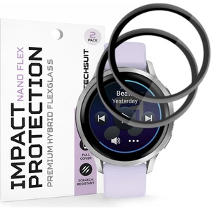 Techsuit Протектор за Garmin Venu 4 41mm - Nano Flex (2 pack) - Techsuit - Черен