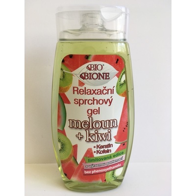 Bione Cosmetics relaxační sprchový gel Meloun + kiwi 260 ml