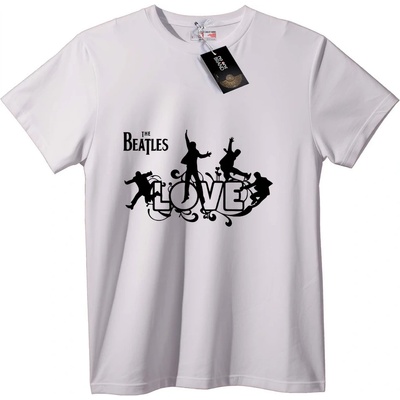 NOONEBRAND Тениска The Beatles Love - 2XL, Black