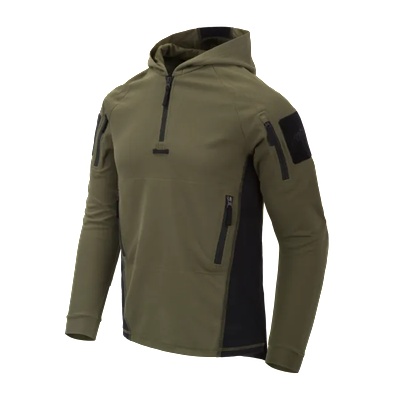 Helikon-Tex Range Hoodie - TopCool суитшърт с качулка, маслиненозелен/черен (BL-BRH-TC-0201A)