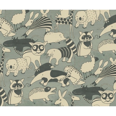 Komar Vliesová fototapeta Wobble Zoo 250 x 300 cm