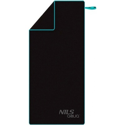 Nils ručník Aqua NAR13 z mikrovlákna 200 x 90 cm černo modrá – Sleviste.cz