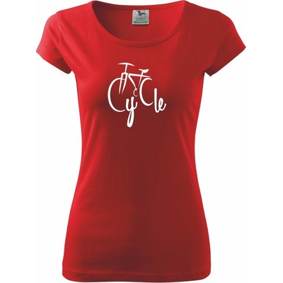 Cycle bicykel Pure Dámské tričko Červená