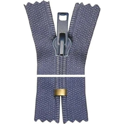 Spirálový zip, nedělitelný - 22cm - tmavě modrý - Koh-i-noor - BALENÍ 10 ks