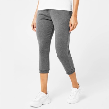 LA Gear Дамски 3/4 анцуг LA Gear Three Quarter Interlock Jogging Pants Ladies - Charcoal