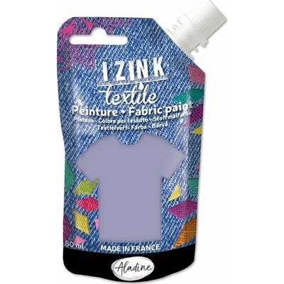 Aladine IZINK textilní barva šedá 80 ml
