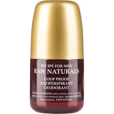 Raw Naturals Raw Naturals, Goof Proof, Anti-Irritation, Antiperspirant, For Men, 60 ml