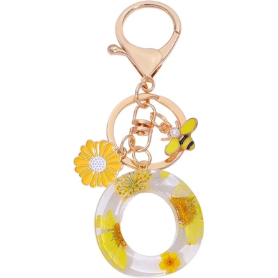 HARAHU Ключодържател Азбука - О / Жълта kp37848 (37848)