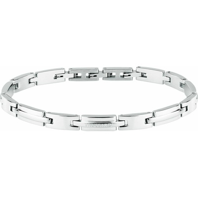 Trussardi Nadčasový pánský náramek z oceli T-Steel TJAXV28