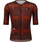 Santini Фланелка с къс ръкав за колоездене Santini Mads Pedersen Momentum Series S/S Jersey Cycling jersey - Cioccolato - размер XXL (056-4328-0116)