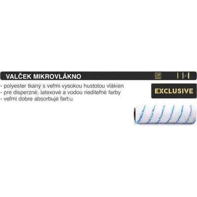 ELIT-SK Valček MIKROVLÁKNO na fasády šírka:25cm vlas:16mm priemer:8mm