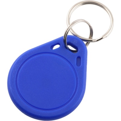Přívěsek na klíče RFID 13 56 MHz čip Classic 1K voděodolná Modrá