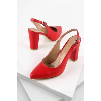 Moda Trend Дамски обувки с ток - Червени #328347 (328347_Червен)