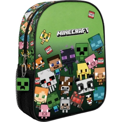 Batoh Minecraft - zelený 30 cm ML 706995