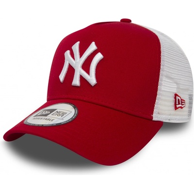 New Era 9FORTY AFRAME CLEAN TRUCKER NEW YORK YANKEES červená 11588488